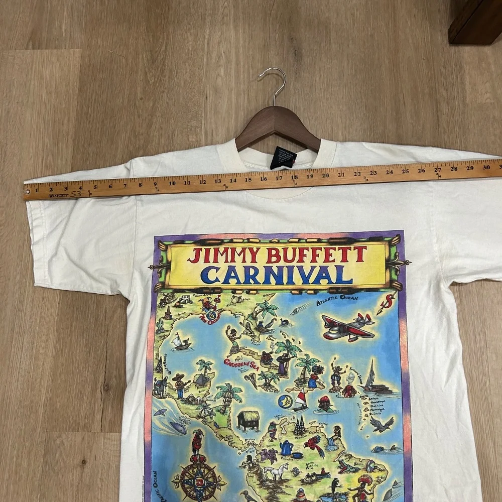 Vintage Jimmy Buffet 1998 Carnival Tour Tshirt Size L